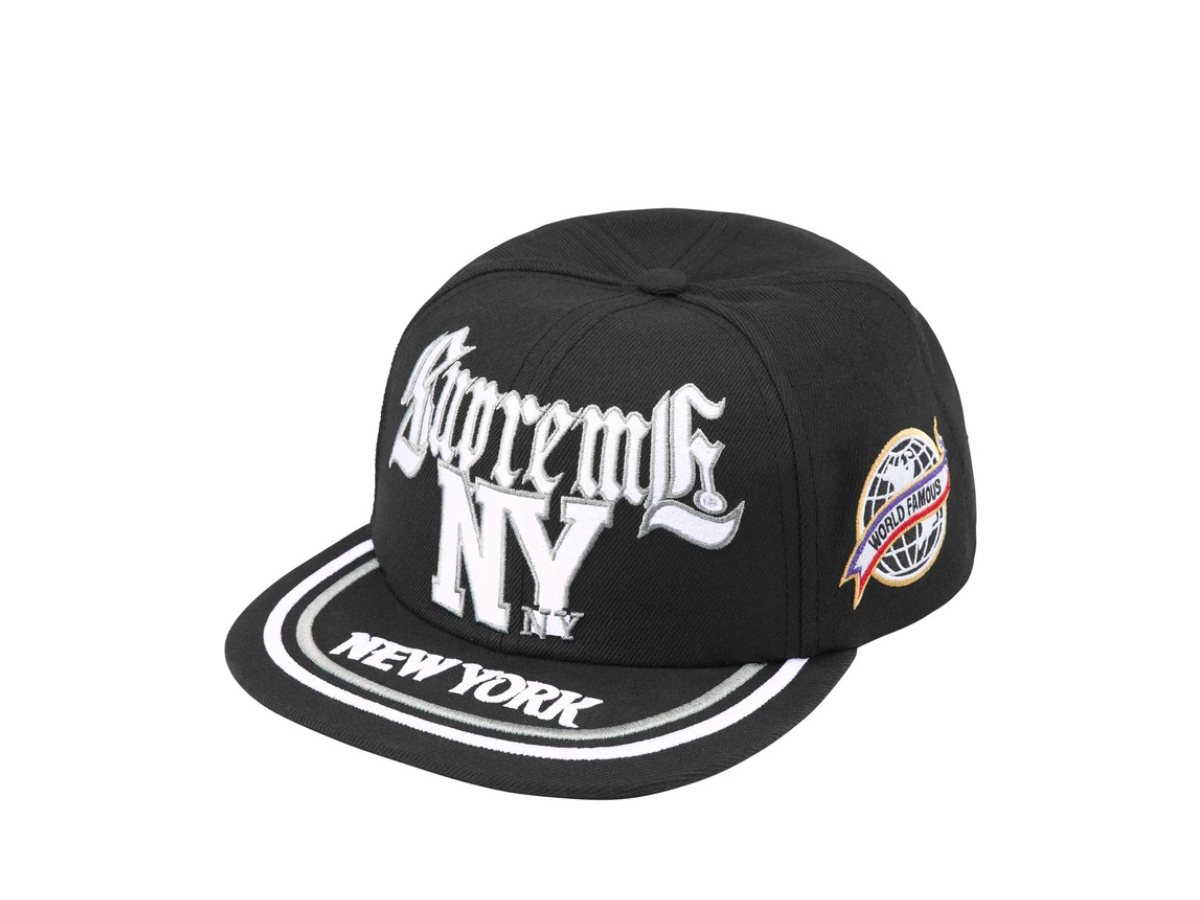 SUPREME NEW YORK SUPR3ME キャップ ブラック NEW YORK SUPREME ブラックキャップ - メルカリ