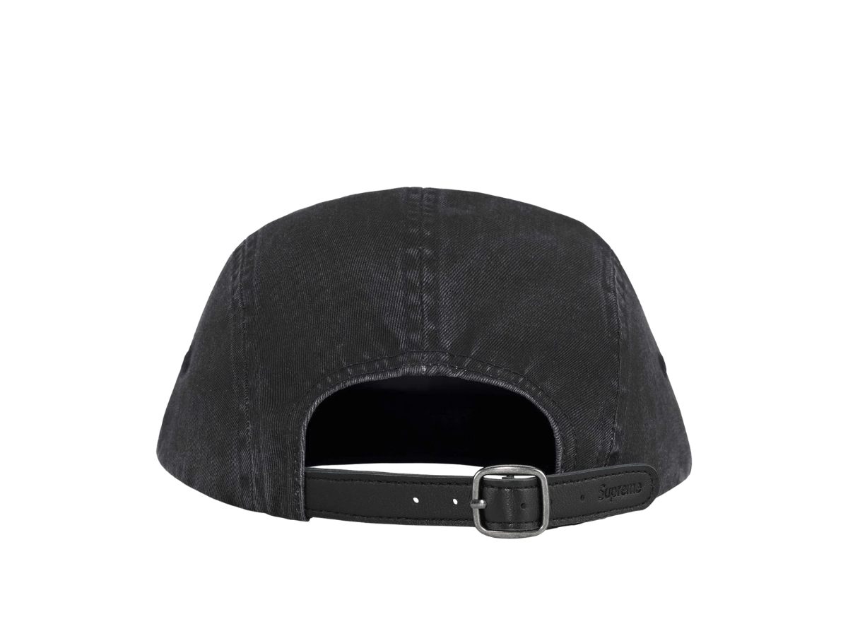 Buy Supreme Washed Chino Twill Camp Cap Black (SS25) | SASOM
