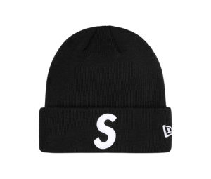 Buy Supreme x New Era S Logo Beanie Black (fw24) at Sasom – Authentic and Ready to Ship