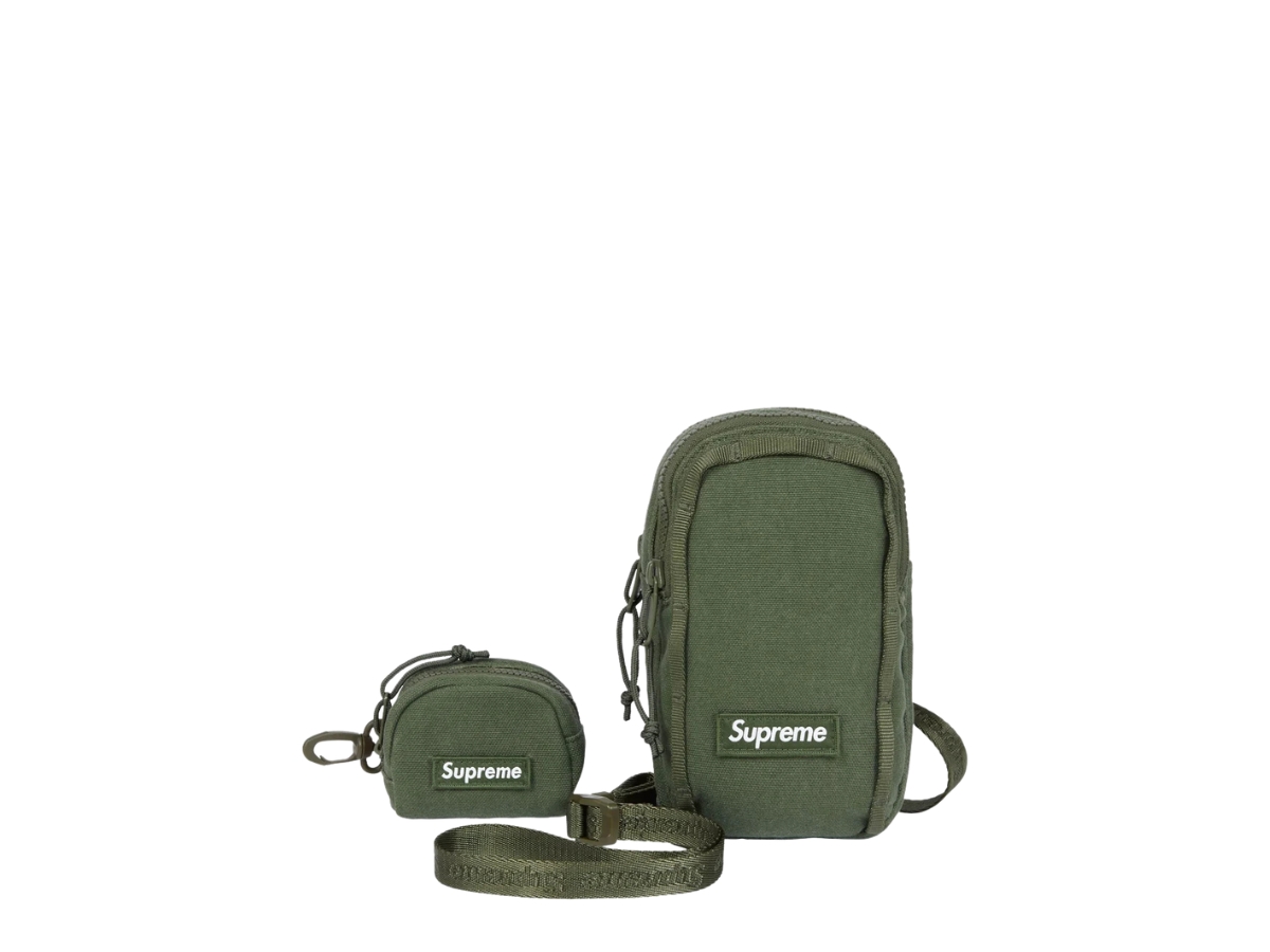 Buy Supreme Camera Bag And Mini Pouch Olive | SASOM