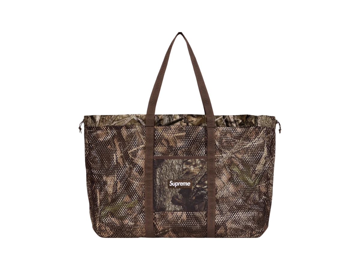 Supreme Mesh Tote Bag Kanati Camo Shop Authentic at SASOM