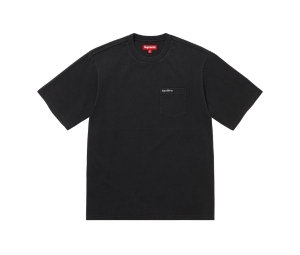 Buy Supreme S/S Pocket Tee Black at Sasom – Authentic and Ready to Ship