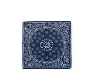 Buy Takashi Murakami Flower Paisley Bandana Marine at Sasom – Authentic and Ready to Ship