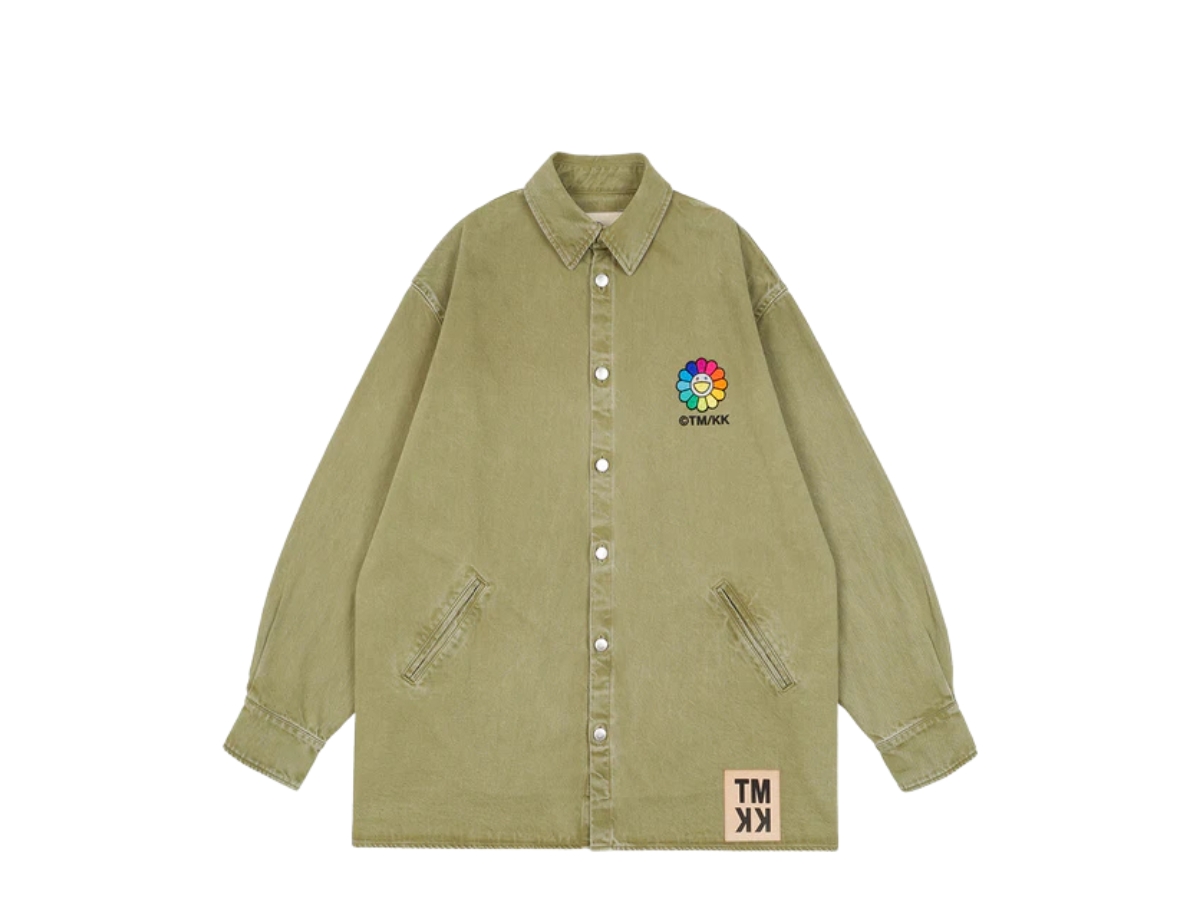 https://d2cva83hdk3bwc.cloudfront.net/TM-JKATMFEPCSKU1Q6-takashi-murakami-flowers-embroidery-patch-cotton-shirts-khaki-2.jpg