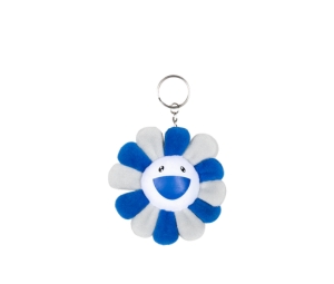 【Takashi Murakami x Blackpink】 Flower Keychain Takashi Murakami x BLACKPINK Flower Plush Keychain - Grey