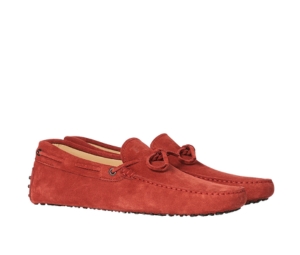 Buy Tod's Laccetto Gommino Carshoe Red at Sasom – Authentic and Ready to Ship