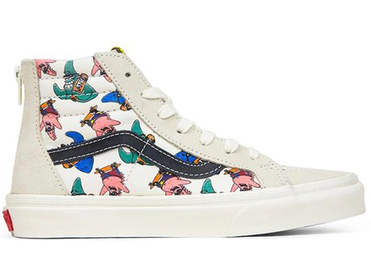 Vans Sk8-Hi Zip Spongebob White (PS)