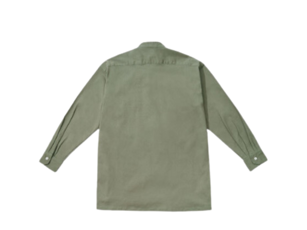 https://d2cva83hdk3bwc.cloudfront.net/VAC-STAVACCXEMCSOR542-v-a-c-culture-x-essential-mandarin-collar-shirt-olive-2.jpg