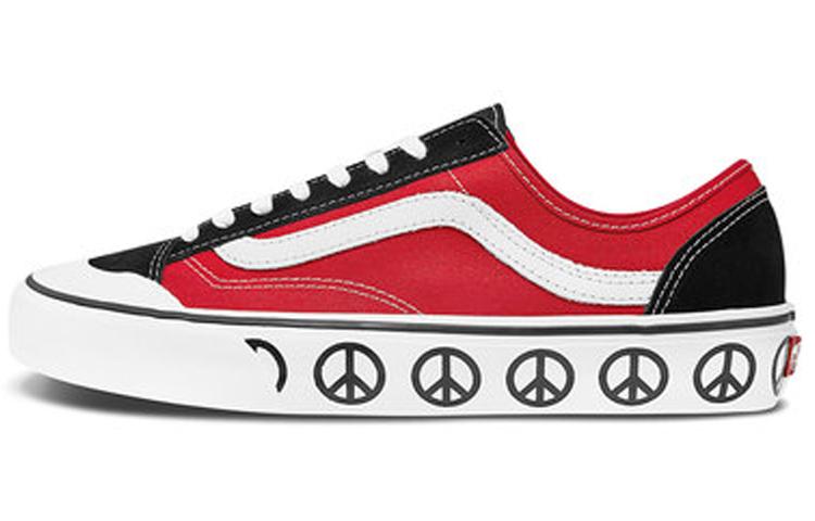 SASOM shoes Vans Style 36 Decon Sf 'Black Red' Check the latest