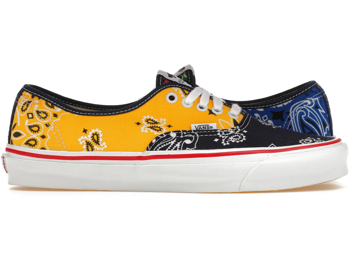 Vans Vault OG Authentic LX Bedwin & the Heartbreakers Multi-Color Yellow Bandana