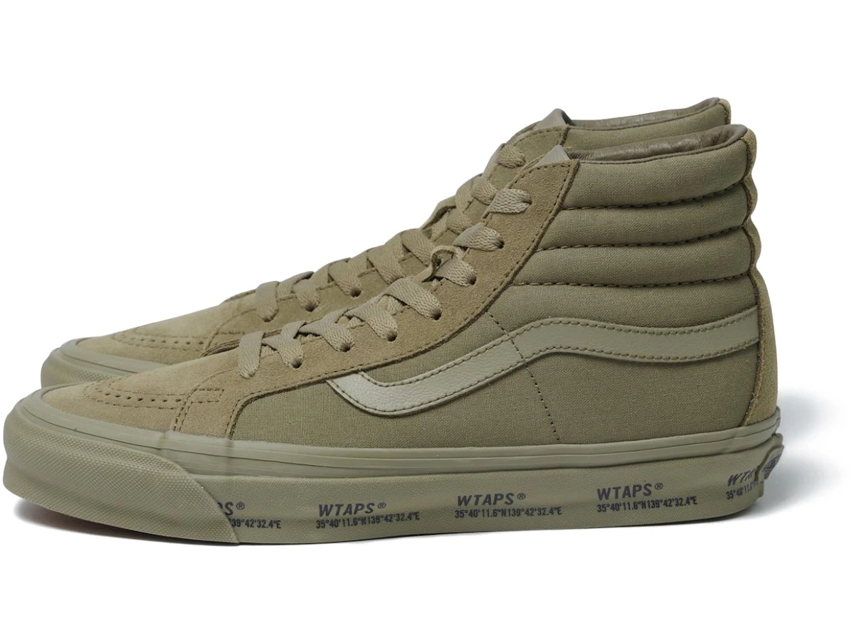 Vans Vault Sk8-Hi OG LX WTAPS Olive Drab