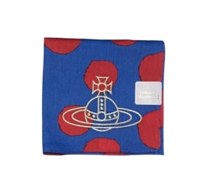 Buy Vivienne Westwood Silk Scarves Unisex Blue Red at Sasom – Authentic and Ready to Ship