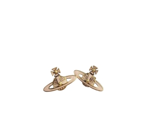 Buy Vivienne Westwood Earrings Neil Mini Bas Relief Stud In Gold Vintage Rose And Pale Pink at Sasom – Authentic and Ready to Ship