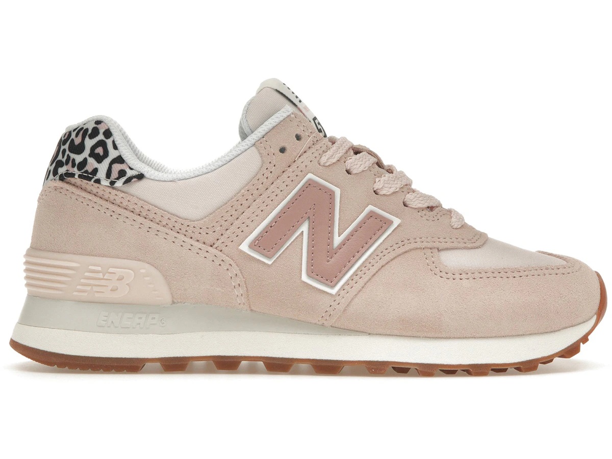 New Balance 574 Pink Leopard Print (Women's) SASOM