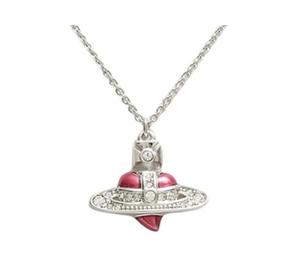 Buy Vivienne Westwood Brass Zirconia Necklaces Women's Silver at Sasom – Authentic and Ready to Ship