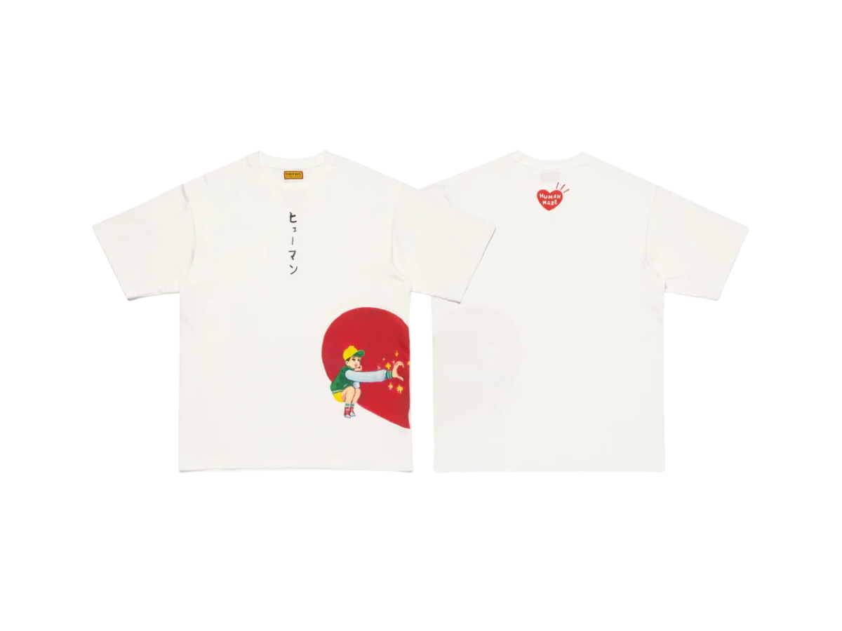 Human Made Keiko Sootome T-Shirt Side A White | ของแท้