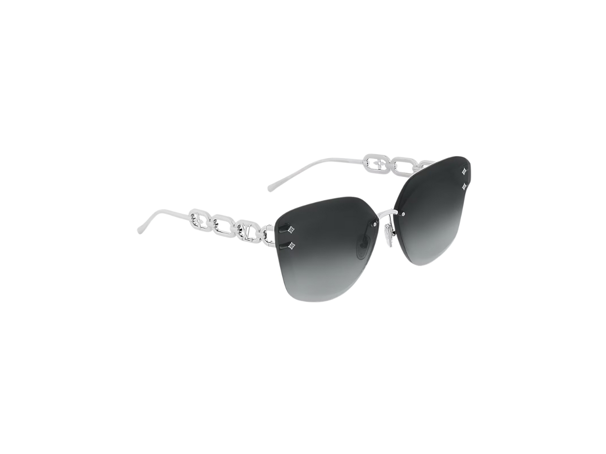 Louis Vuitton Jewel Cat Eye Sunglasses In Rimless frames  display picture 3