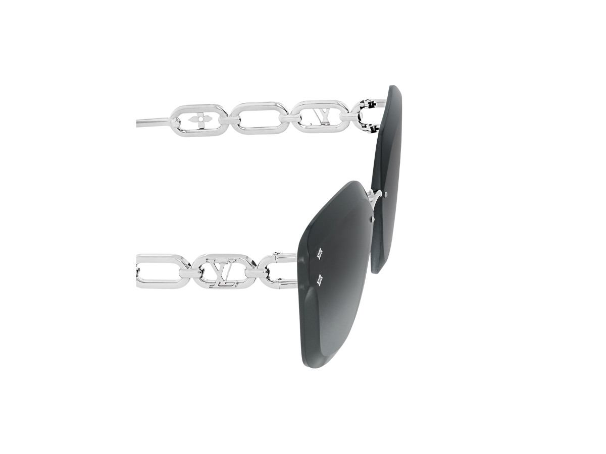 Louis Vuitton Jewel Cat Eye Sunglasses In Rimless frames  display picture 2