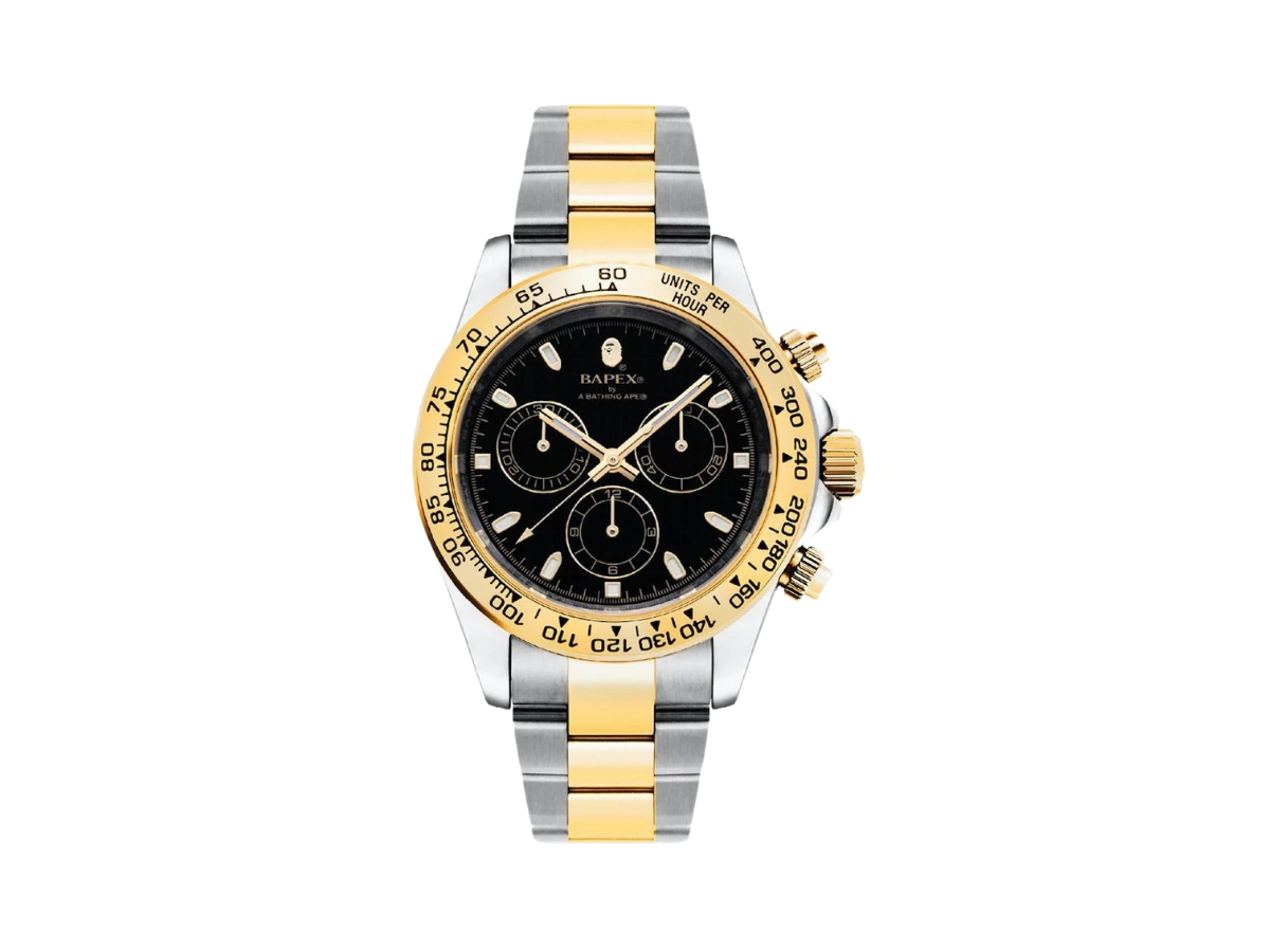 SASOM | accessories A Bathing Ape Type 4 Bapex Watch Silver/Gold Check the  latest price now!