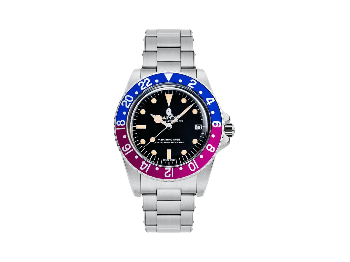 A Bathing Ape Type 1 Bapex Watch in White for Men | Lyst Canada