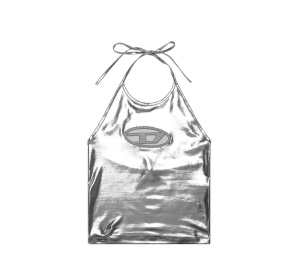 Buy Diesel Salila Tank Silver at Sasom – Authentic and Ready to Ship