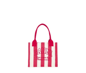 Buy Ganni Tote Bag Barbados Cherry at Sasom – Authentic and Ready to Ship
