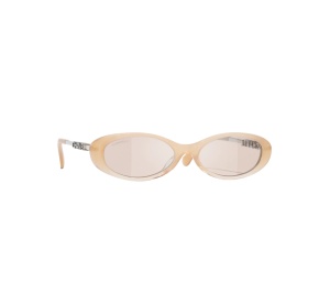 Buy Chanel Oval Sunglasses Beige at Sasom – Authentic and Ready to Ship