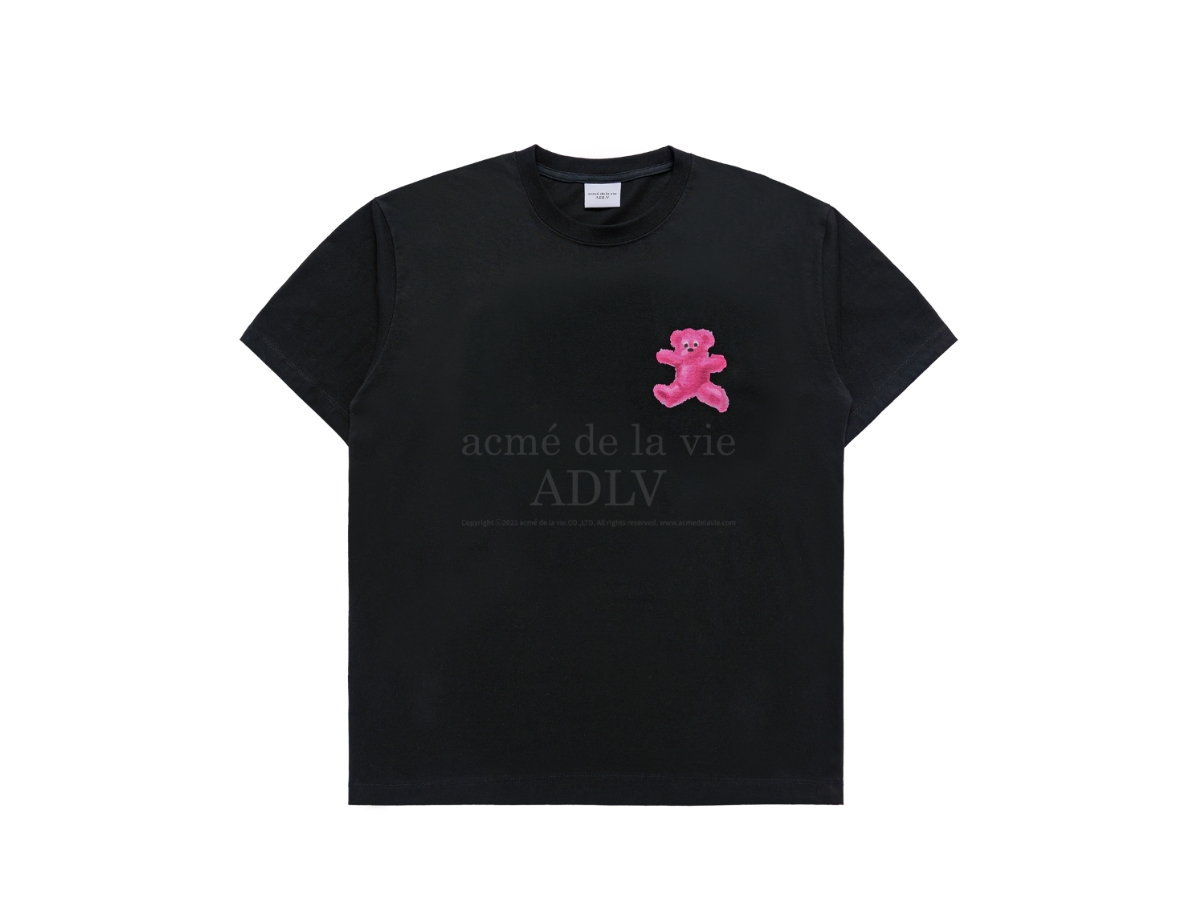 acmé de la vie Crayon Three Bear Artwork Short Sleeve T