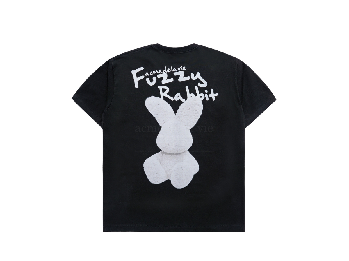 ●ACME DE LA VIE●HALFTONE DOT LAYER FUZZY RABBIT T-SHIRT acme de la vie with JEONGHAN - HALFTONE DOT LAYER FUZZY