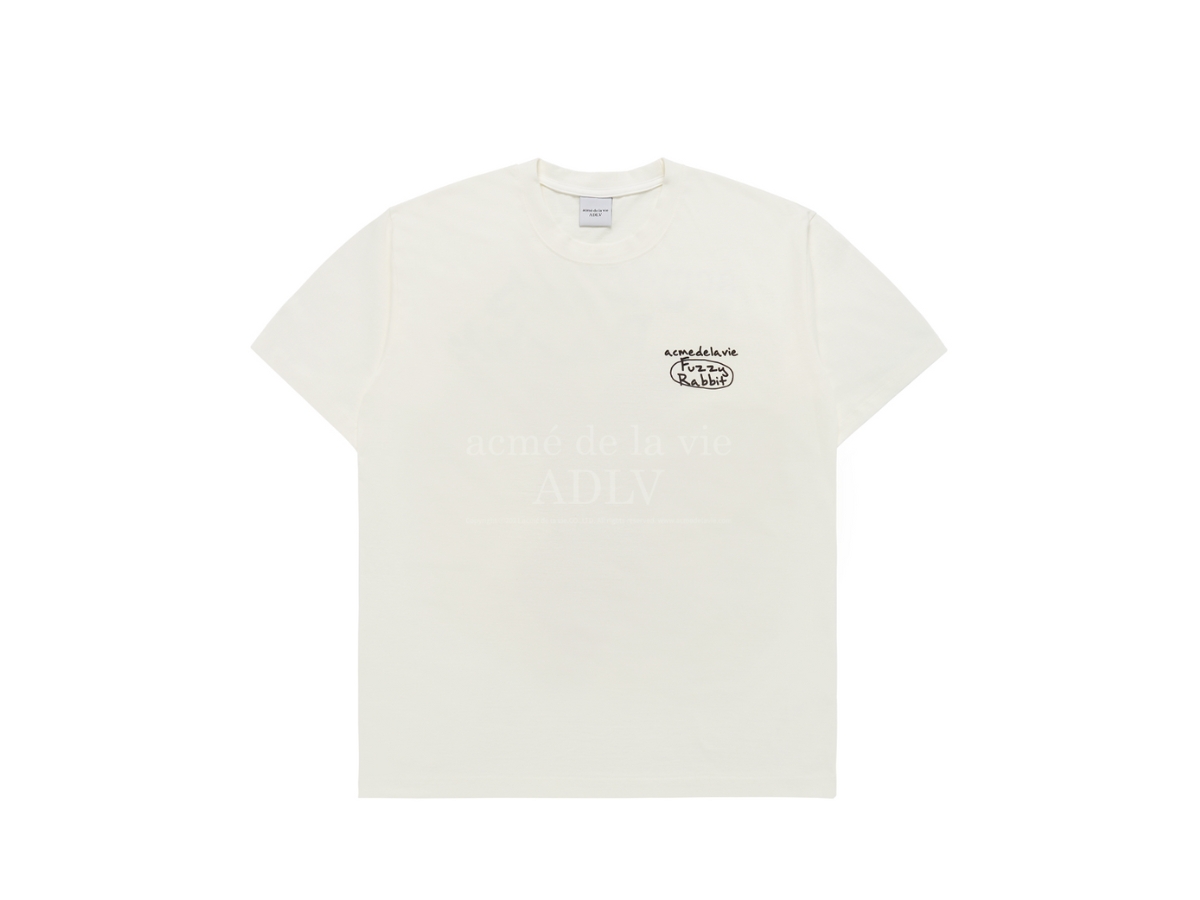 Tシャツ・カットソー ACME DE LA VIE CREAM FUZZY RABBIT SHORT SLEEVE T-SHI 4BUK083 acme de la vie
