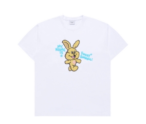 Buy acmé de la vie My Name Is Fuzzy Rabbit Short Sleeve T-shirt White at Sasom – Authentic and Ready to Ship