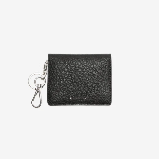 Buy Acne Studios Folded Leather Wallet Black at Sasom – Authentic and Ready to Ship