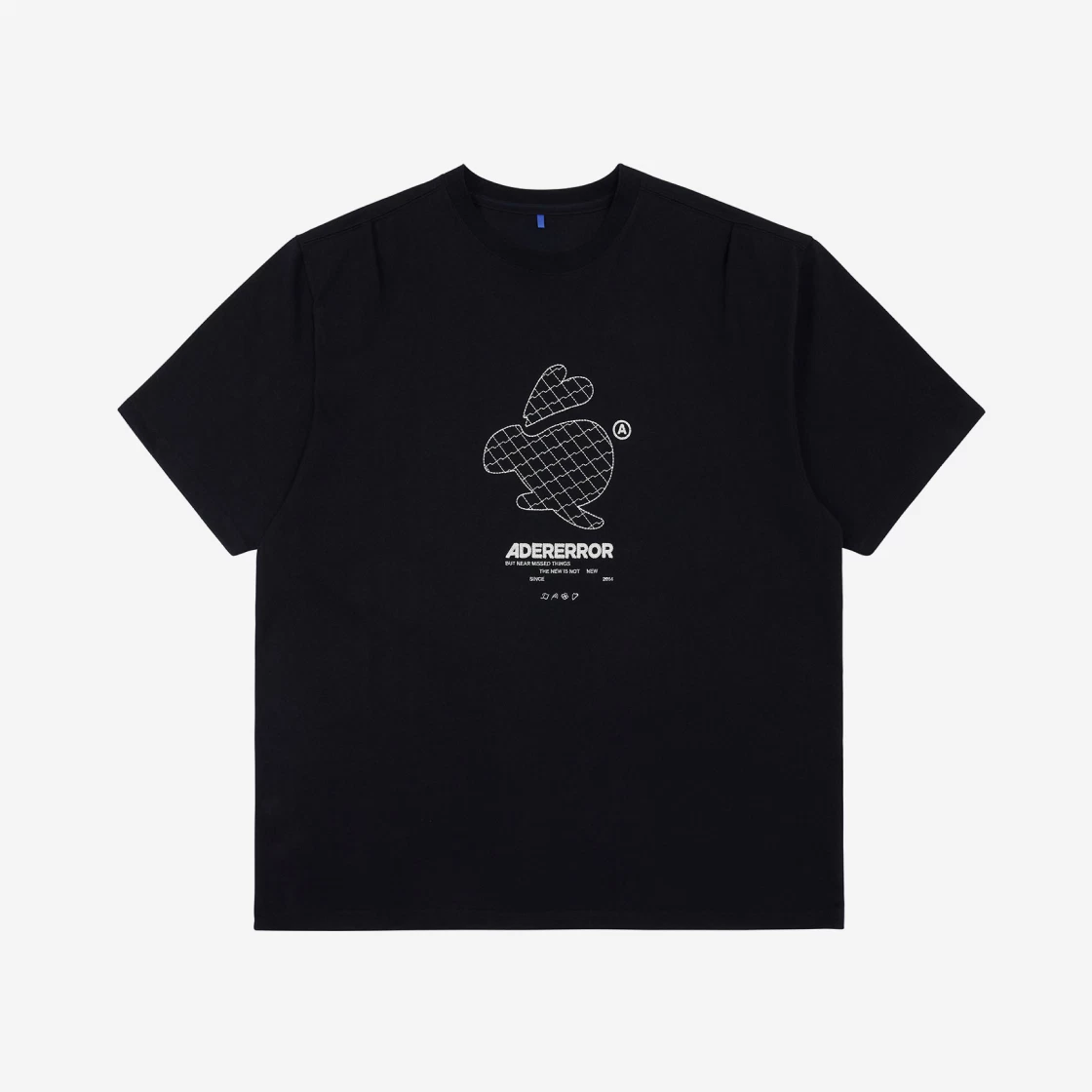 Ader Error Twinny Logo T-Shirt Noir Shop Authentic at SASOM