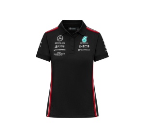Buy adidas Mercedes AMG Petronas Formula One Team 2023 Polo Black (W) at Sasom – Authentic and Ready to Ship