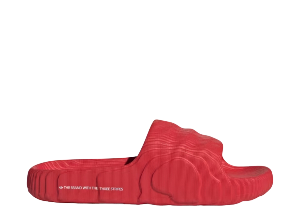 SASOM | shoes adidas Adilette 22 Slides Better Scarlet-Cloud White Check  the latest price now!