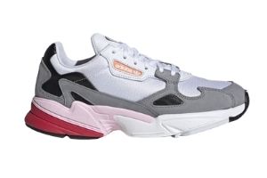 Adidas Falcon W White Grey Marathon Running Shoes/Sneakers