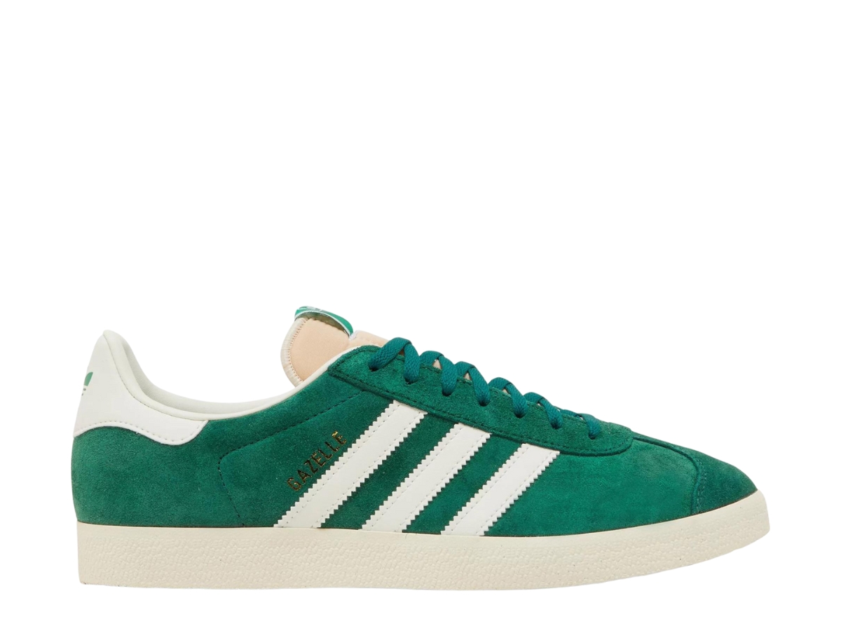 SASOM | shoes adidas Gazelle Dark Green Cream White Check the latest ...