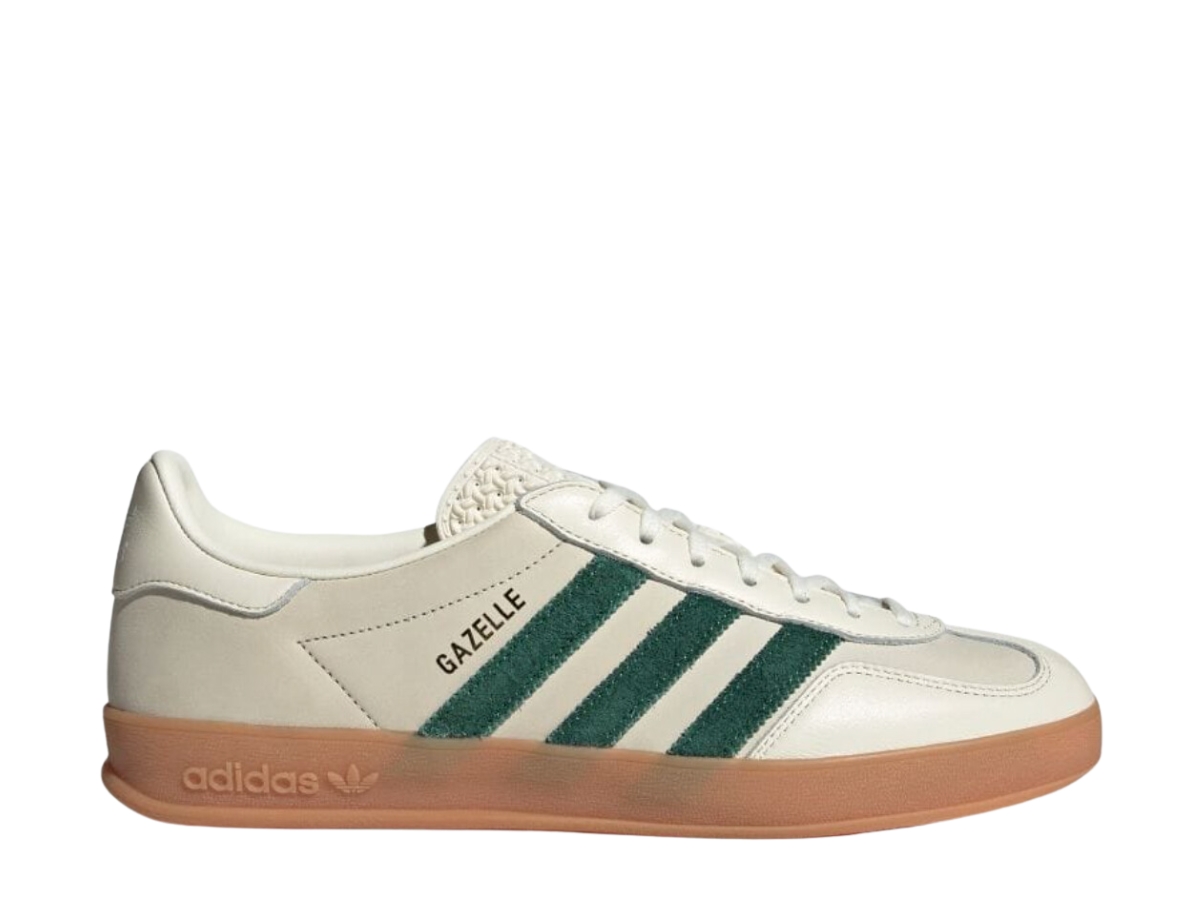 adidas Gazelle Indoor Off White Dark Green | SASOM