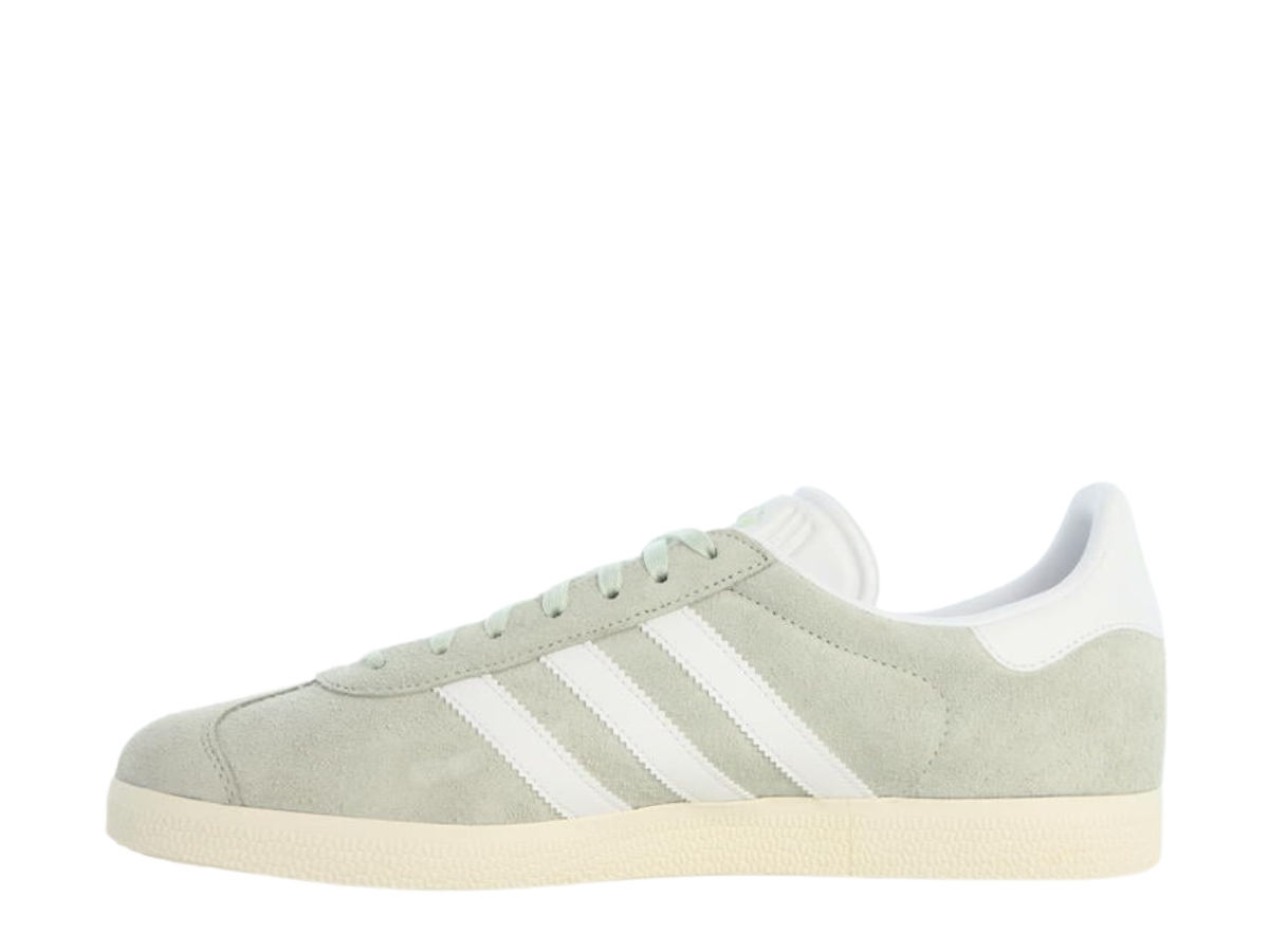 adidas gazelle silver green womens Big Kids' Adidas Gazelle Bold "Semi Green Spark"  The Closet Inc