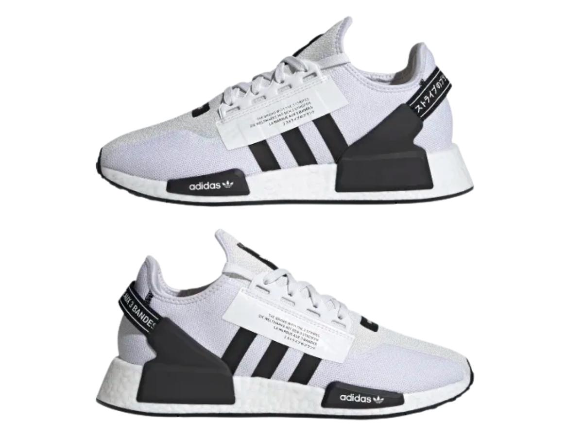 adidas nmd r1 v2 white black