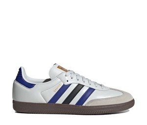 Buy adidas Samba OG Crystal White Active Blue Black at Sasom – Authentic and Ready to Ship