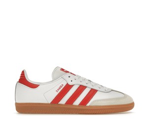 Buy adidas Samba OG White Solar Red Gum (Women's) at Sasom – Authentic and Ready to Ship
