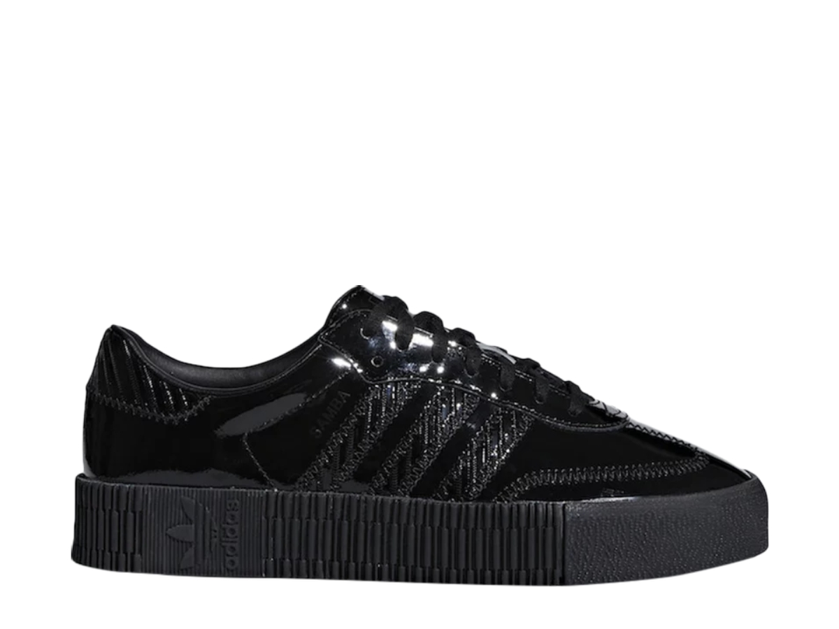 Adidas sambarose sale black patent