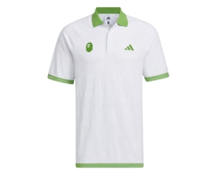 adidas x Bape Short Sleeve Golf Polo Shirt White
