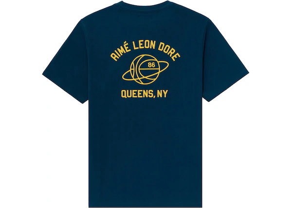 Buy Aime Leon Dore Unisphere Short-Sleeve Tee Navy | SASOM