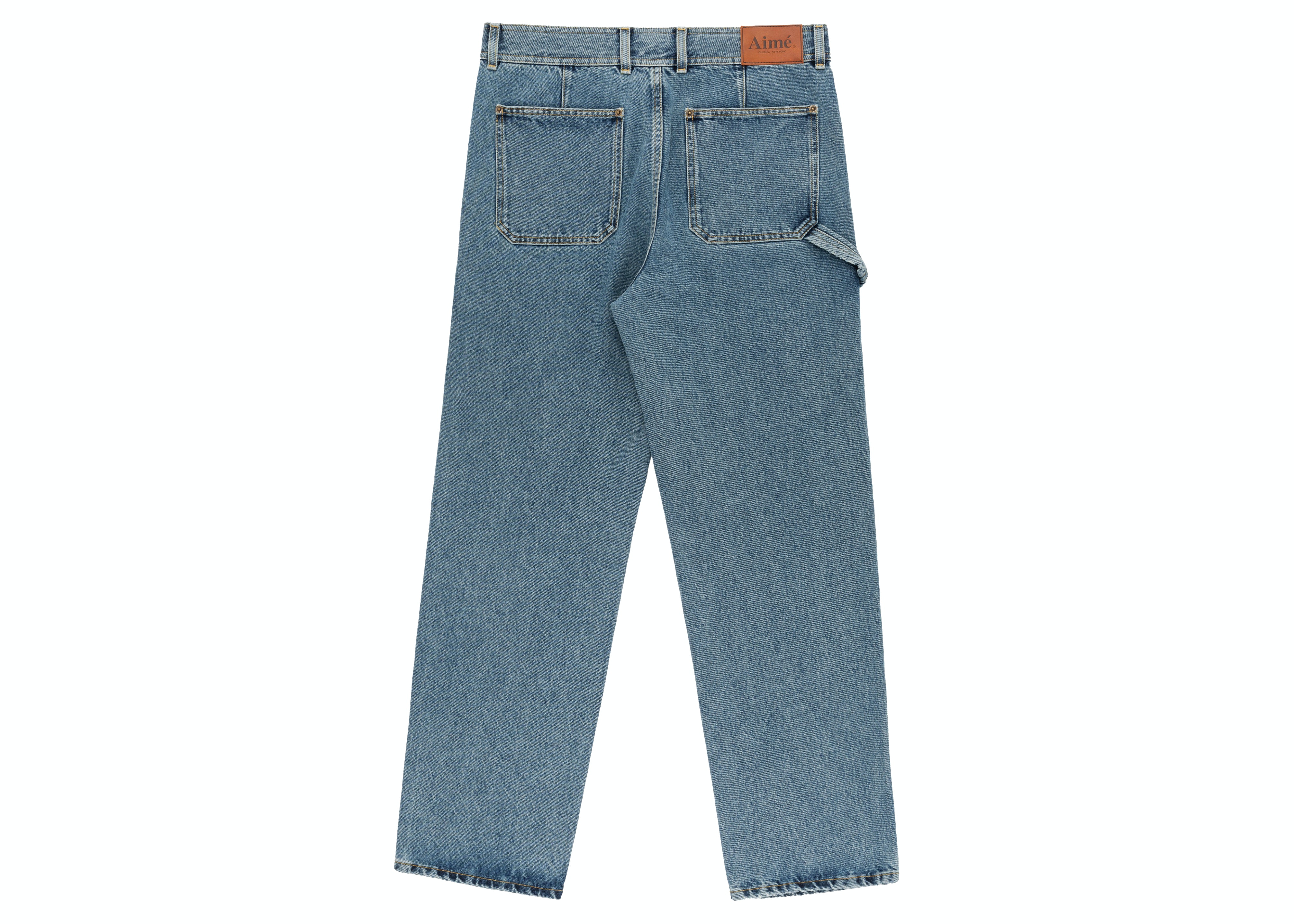 aime leon dore デニム ワークパンツ Garment Dyed Double Knee Carpenter Pant – Aimé Leon Dore