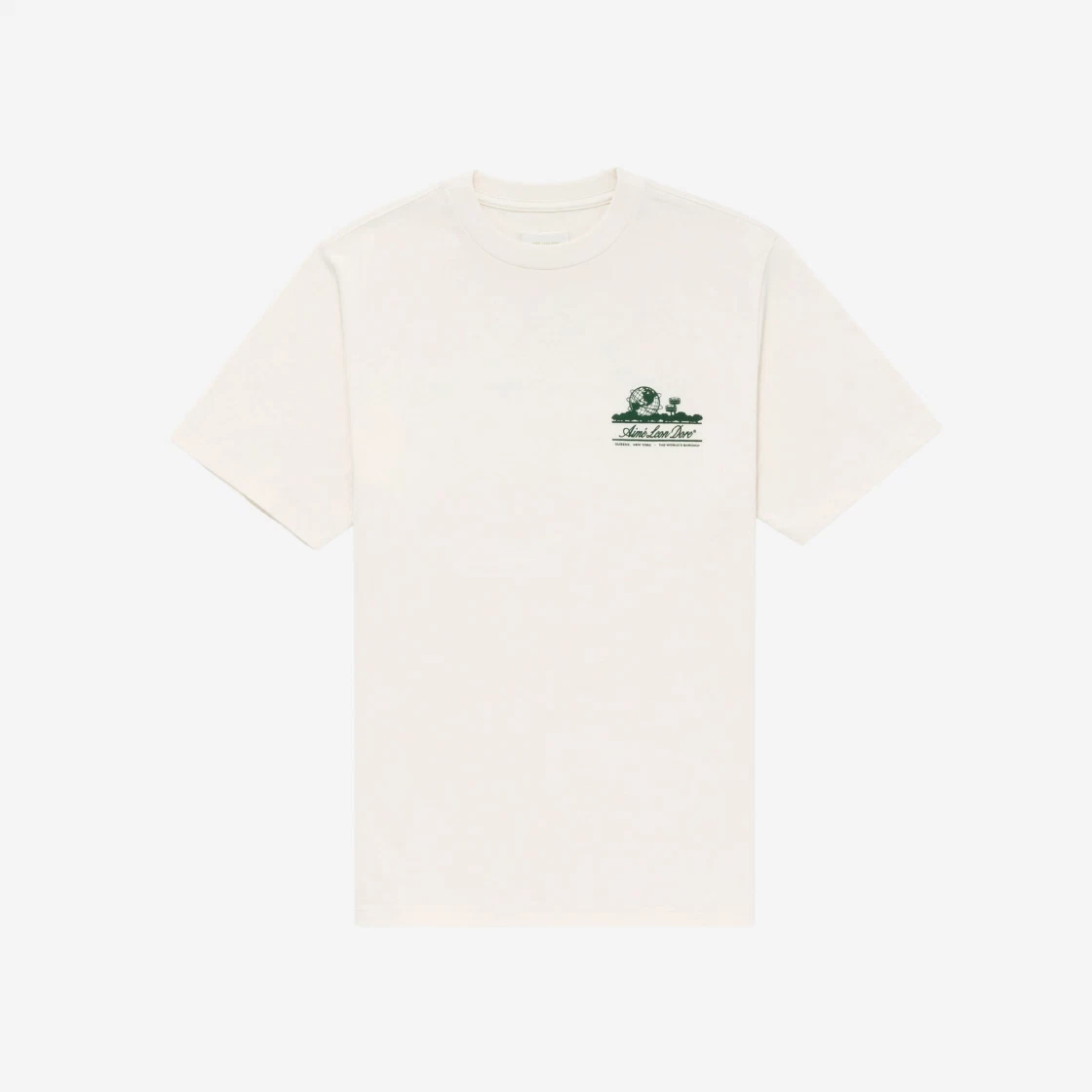 Aime Leon Dore Unisphere Short Sleeve T-Shirt Cream