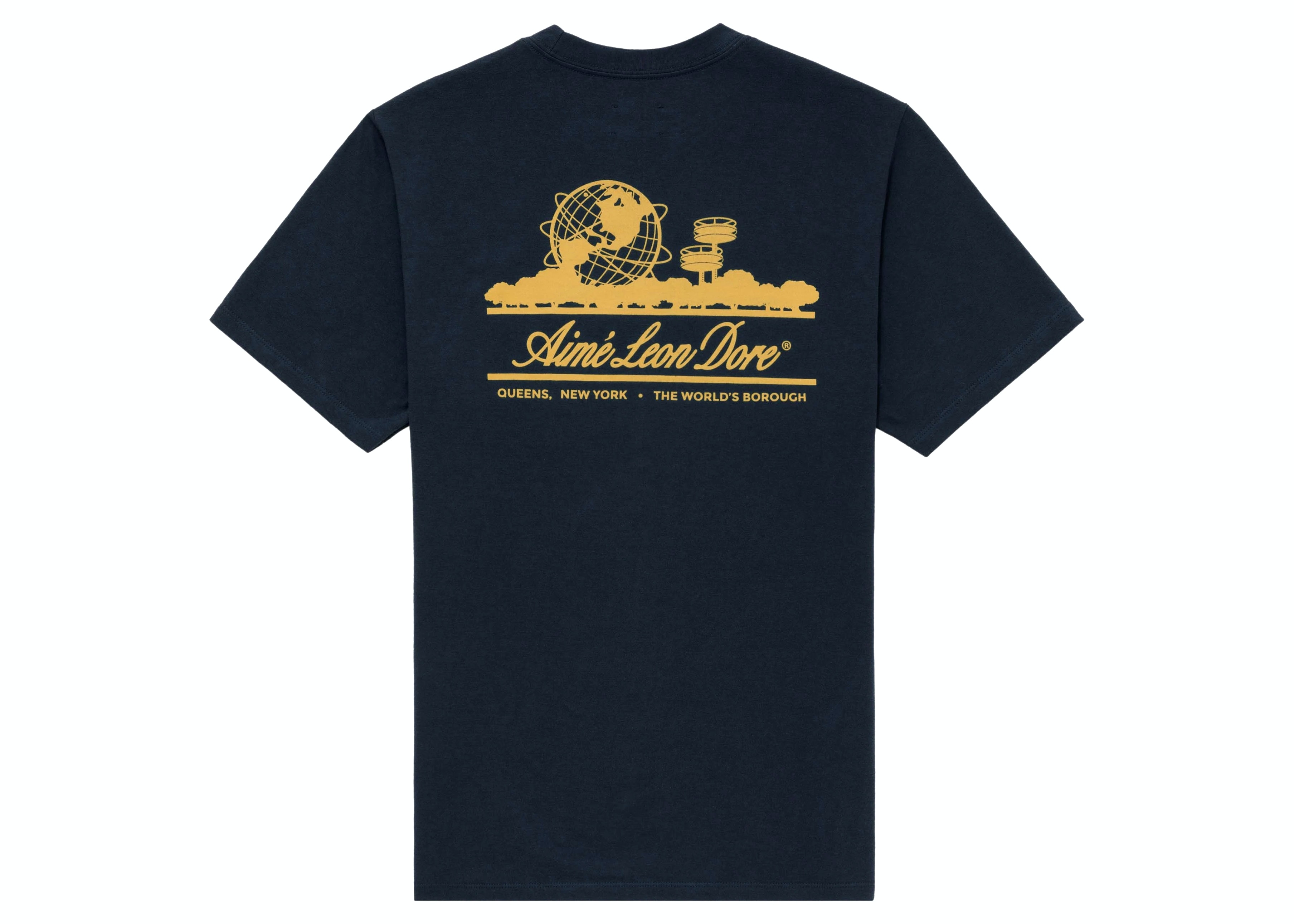 Aime Leon Dore Tシャツ　ネイビー　M Buy Aime Leon Dore Unisphere Short-Sleeve Tee Navy | SASOM