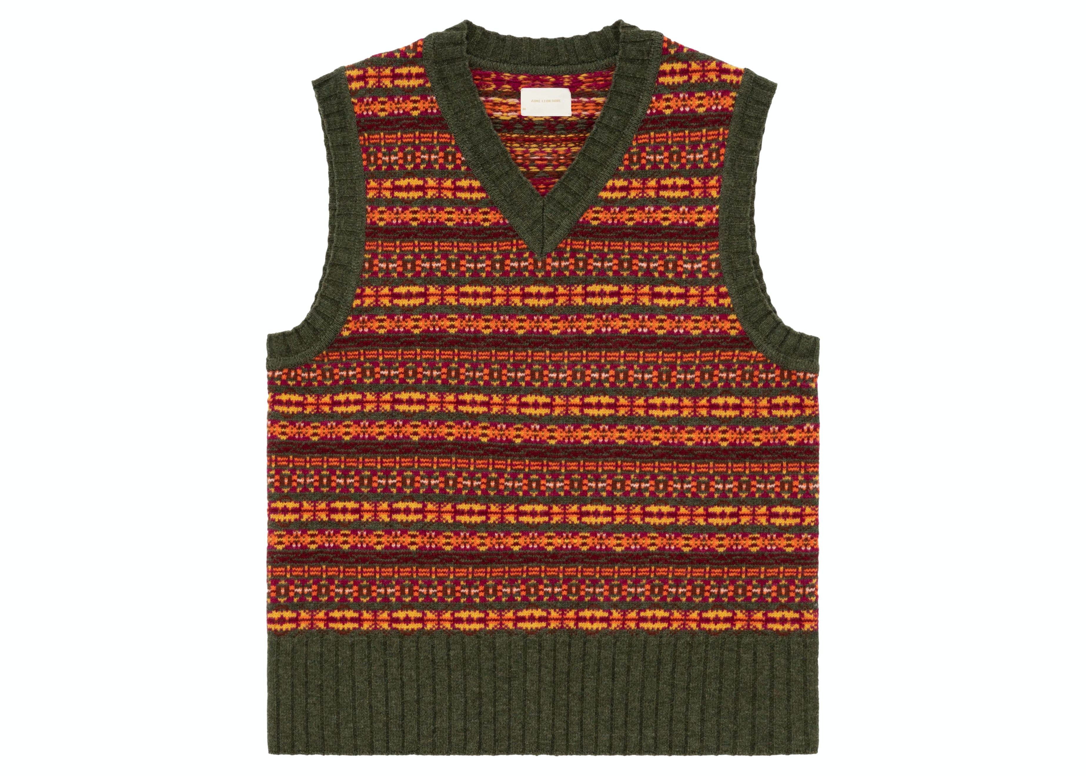 Buy Aime Leon Dore V-Neck Sweater Vest Multicolor | SASOM