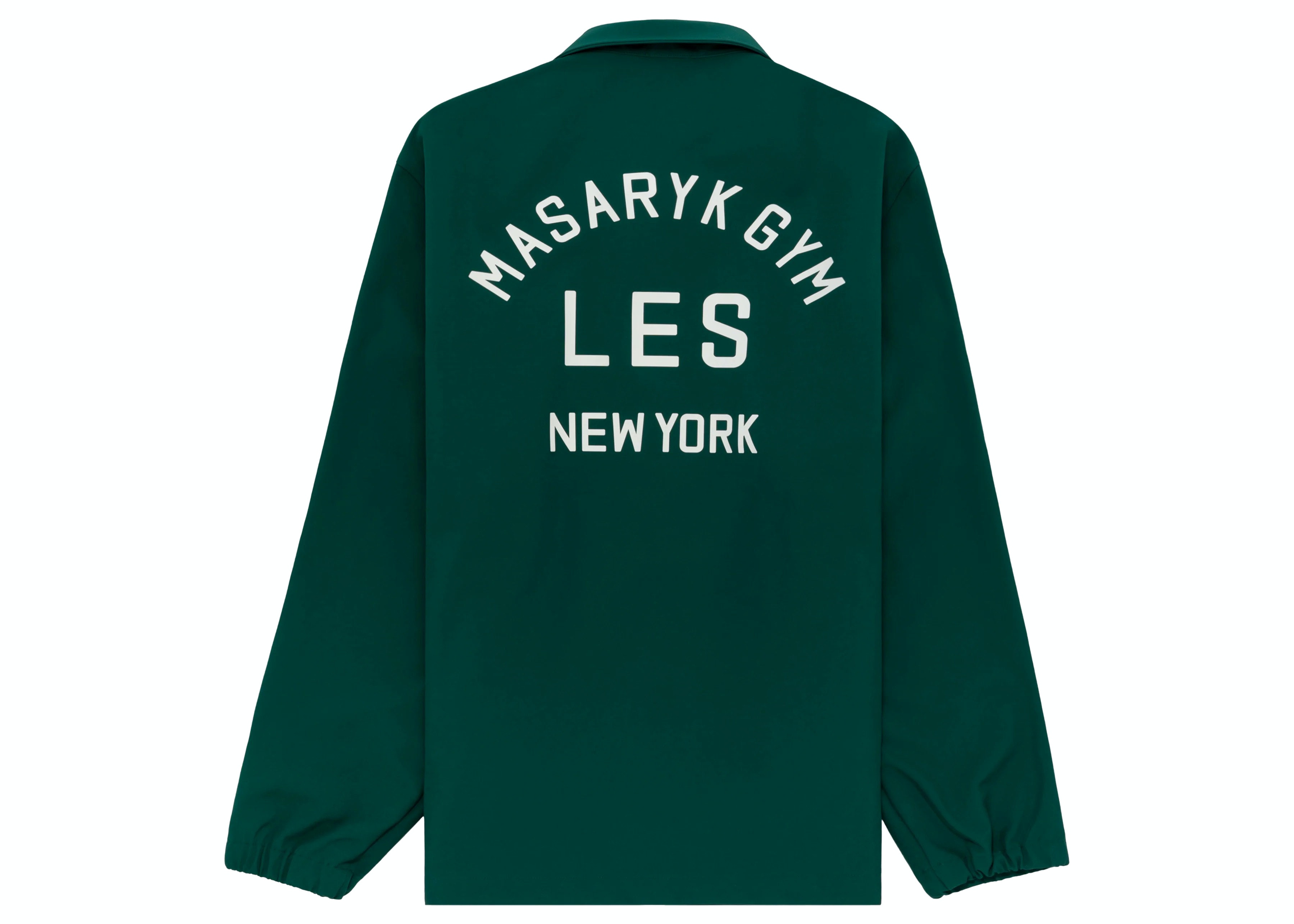 ジャケット・アウター aime leon dore crest varsity jacket Aime Leon Dore x New Balance Sonny NY Coaches Jacket Green